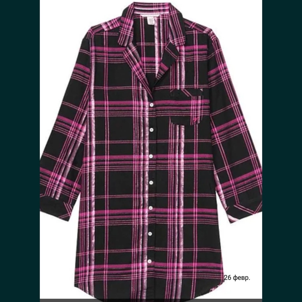 Victoria’s Secret Flannel Sleep Shirt